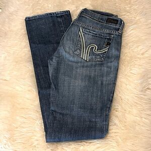 Citizens of Humanity Ava Straight Leg Wimbledon #145 Long Denim Jeans